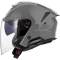 Casco jet LS2 Verso II OF618 Solid gris Nardo ECE 22.06