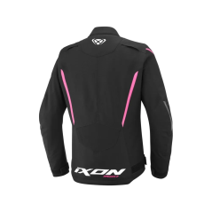 Ixon Striker 2 Lady Damen-Motorradjacke schwarz-pink CE AA wasserdicht