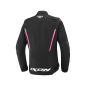 Blouson moto femme Ixon Striker 2 Lady noire et rose CE AA imperméable