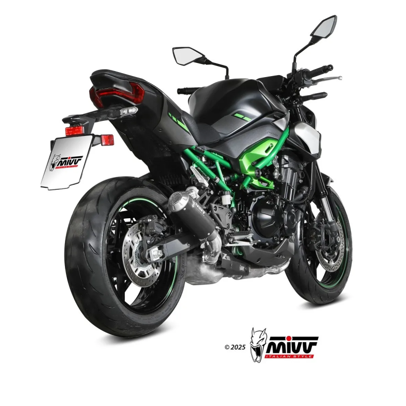 Silenziatore Mivv MK3 carbonio omologato Euro5+ Kawasaki Z900 2025-2027