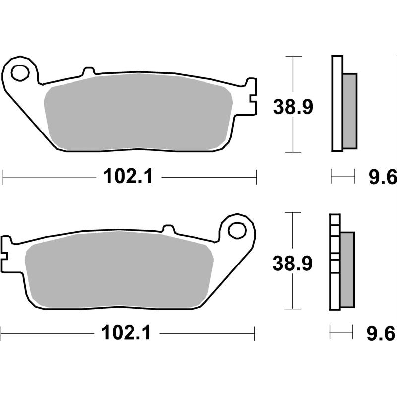 Plaquettes de frein Brembo 07HO41LA frittées LA route pour Honda NC750X, CX500X, CB500, Integra 750, 1 paire Plaquettes de frein Brembo 07HO41LA frittées LA route pour Honda NC750X, CX500X, CB500, Integra 750, 1 paire