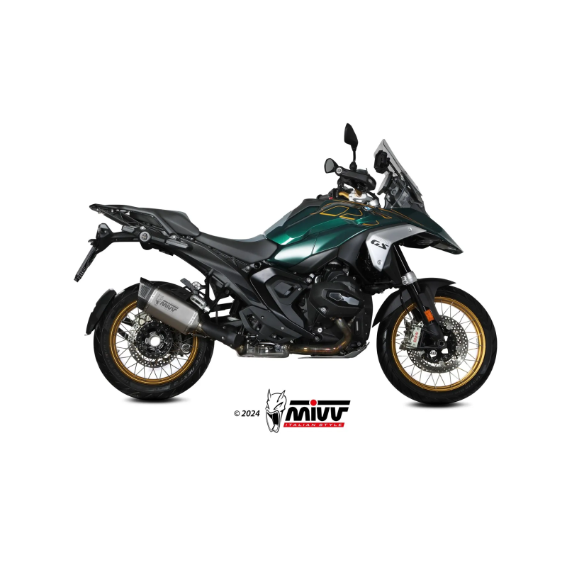 Silenziatore Mivv SR-1 titanio omologato BMW R 1300 GS e R 1300 GS Adventure 2024-2026