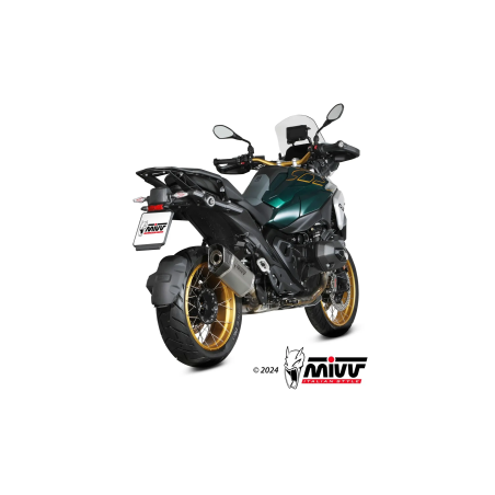 Silencieux Mivv SR-1 titane homologué BMW R 1300 GS et R 1300 GS Adventure 2024-2026
