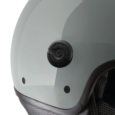 Casque jet Tucano Urbano El'Mettin 6.0 à double visière, gris Nardo brillant