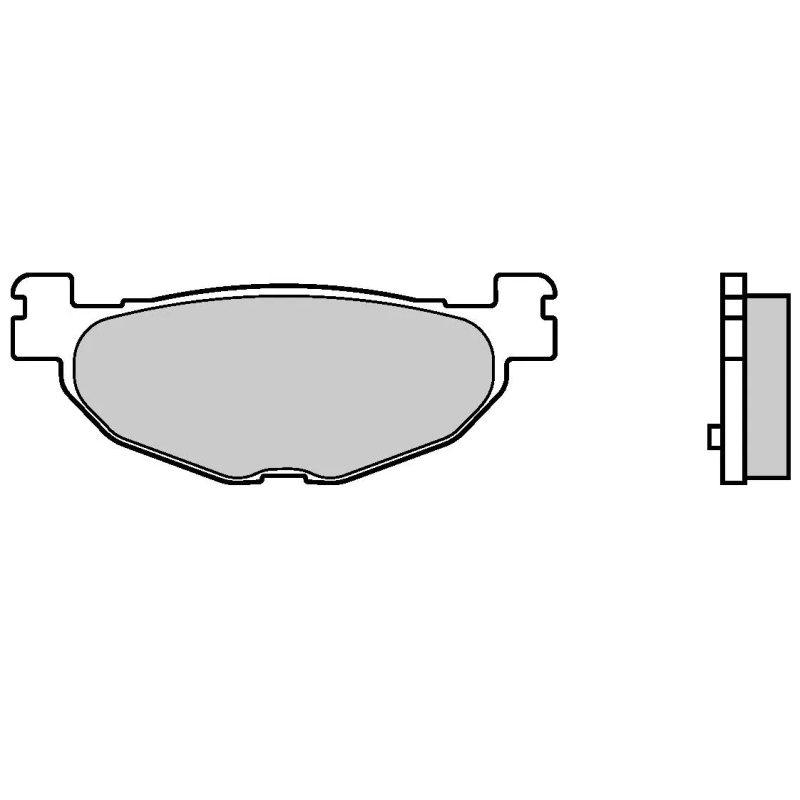 Plaquettes de frein arrière EBC Carbon SFAC408 pour Yamaha Majesty 400 04-14, T-MAX 500 04-11 Plaquettes de frein arrière EBC Carbon SFAC408 pour Yamaha Majesty 400 04-14, T-MAX 500 04-11