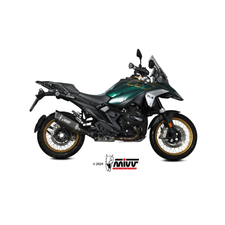 Silenziatore Mivv SR-1 titanio nero omologato BMW R 1300 GS e R 1300 GS Adventure 2024-2026