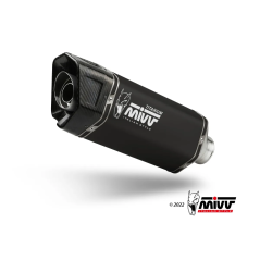 Mivv SR-1 Schwarz-Titan Schalldämpfer zugelassen BMW R 1300 GS und R 1300 GS Adventure 2024-2026