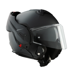 Casco modular Tucano Urbano Fastflip negro mate, homologado P/J ECE 22.06