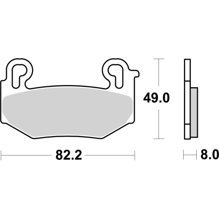 Brembo 07BB4280 Genuine Parts Sintered Front Brake Pads for BMW R 1300 GS, GS Adventure and RT