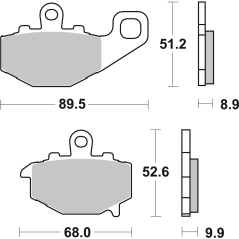 Bremsbelag Brembo gesintert hinten SP 07KA16SP | MotoGM