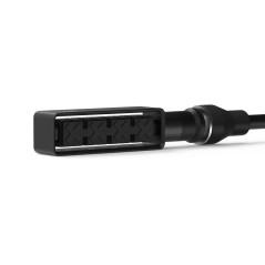 Clignotants Rizoma Layer TS140B noirs, paire d'indicateurs séquentiels à LED