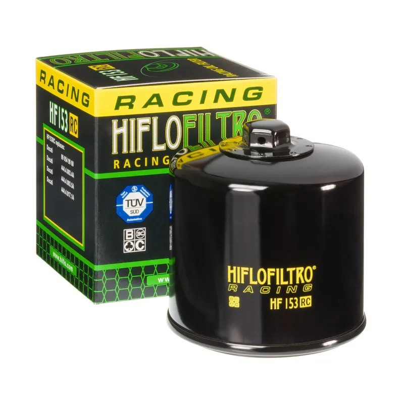 Hiflo Racing HF153 RC Ölfilter für Ducati, Straße und Rennstrecke Hiflo Racing HF153 RC Ölfilter für Ducati, Straße und Rennstrecke