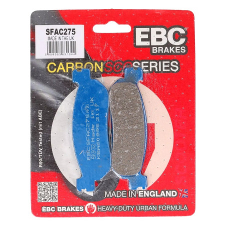 EBC Carbon SFAC275 Bremsbeläge hinten für Yamaha X-Max 125-250 ab 2005, X-City 125-250, Majesty 125-250