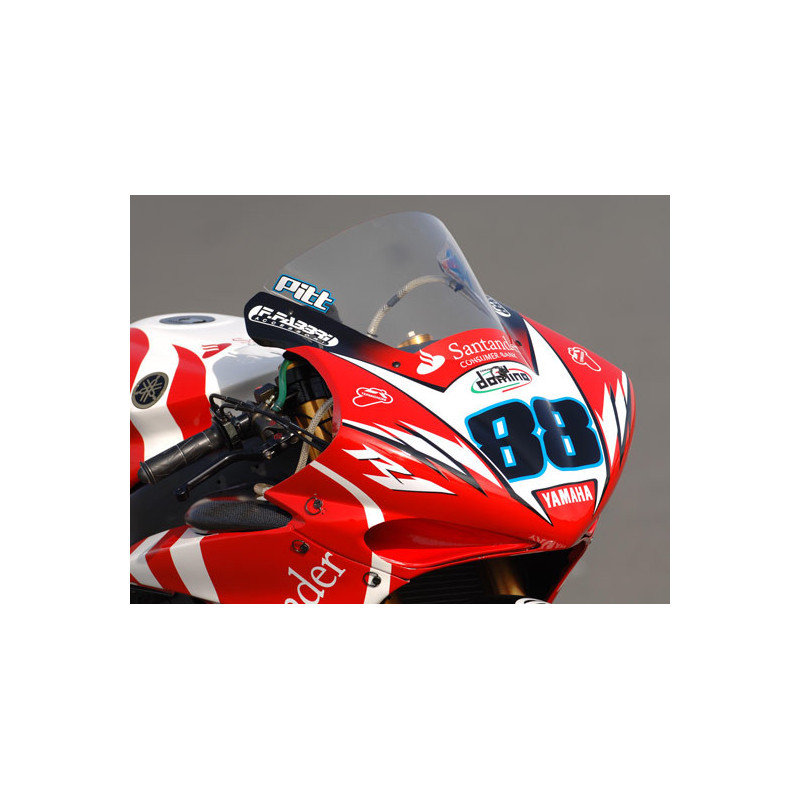 Cockpitverkleidung Fabbri "Solo Pista" transparent für Yamaha R1 09-