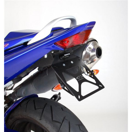 Kit support de plaque inclinable + support de fixation Barracuda pour Honda Hornet 600 03-06