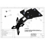 Evotech License plate holder for Ducati Monster 1100/1100S