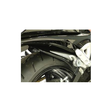 Garde Boue Powerbronze en plastique noir pour Suzuki GSX-R 1300 Hayabusa 08-