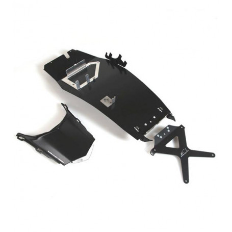 Barracudaa djustable license plate brackets + undertail for Honda Hornet 07-10