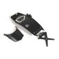 Kennzeichenhalter für Motorrad neigbar + sottocodone Barracuda für Honda Hornet 07-10