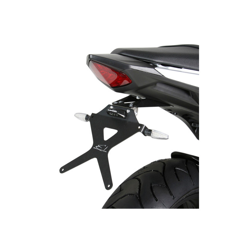 Barracuda adjustable license plate brackets for Honda Hornet 600 11-