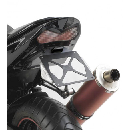 Portatarga per moto reclinabile Barracuda per Kawasaki Z 750 04-06, Z 1000 03-06