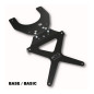 Portamatrículas para moto reclinable Barracuda para Kawasaki Z 750 04-06, Z 1000 03-06
