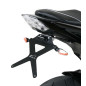 Portamatrículas para moto reclinable Barracuda para Kawasaki Z 750 07-11, Z 750R 11-13, Z 1000 07-09