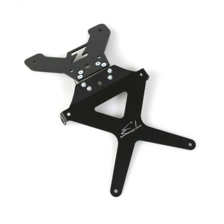 Barracuda adjustable license plate brackets for Kawasaki Z 750 07-11, Z 750R 11-13, Z 1000 07-09