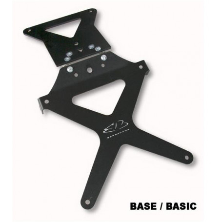 Portamatrículas para moto reclinable Barracuda para MV Agusta Brutale