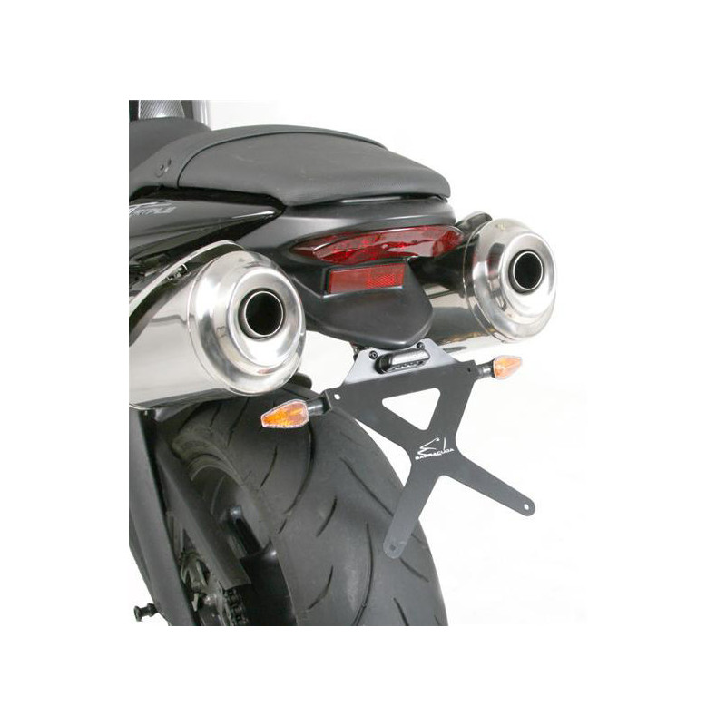 Barracuda adjustable license plate brackets for Triumph Street Triple