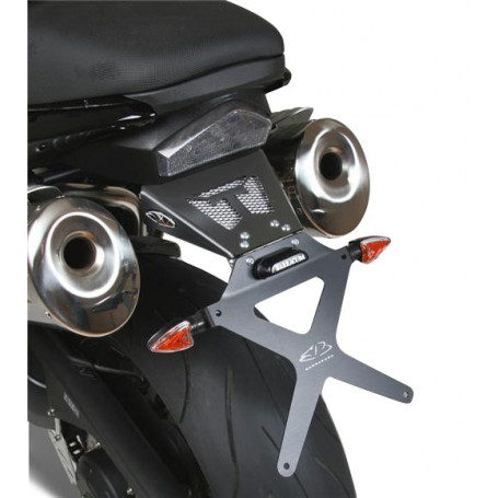 Support de plaque inclinable Barracuda pour Triumph Speed Triple 1050 05-