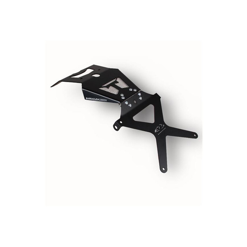 Kennzeichenhalter für Motorrad neigbar Barracuda für Triumph Speed Triple 1050 05-