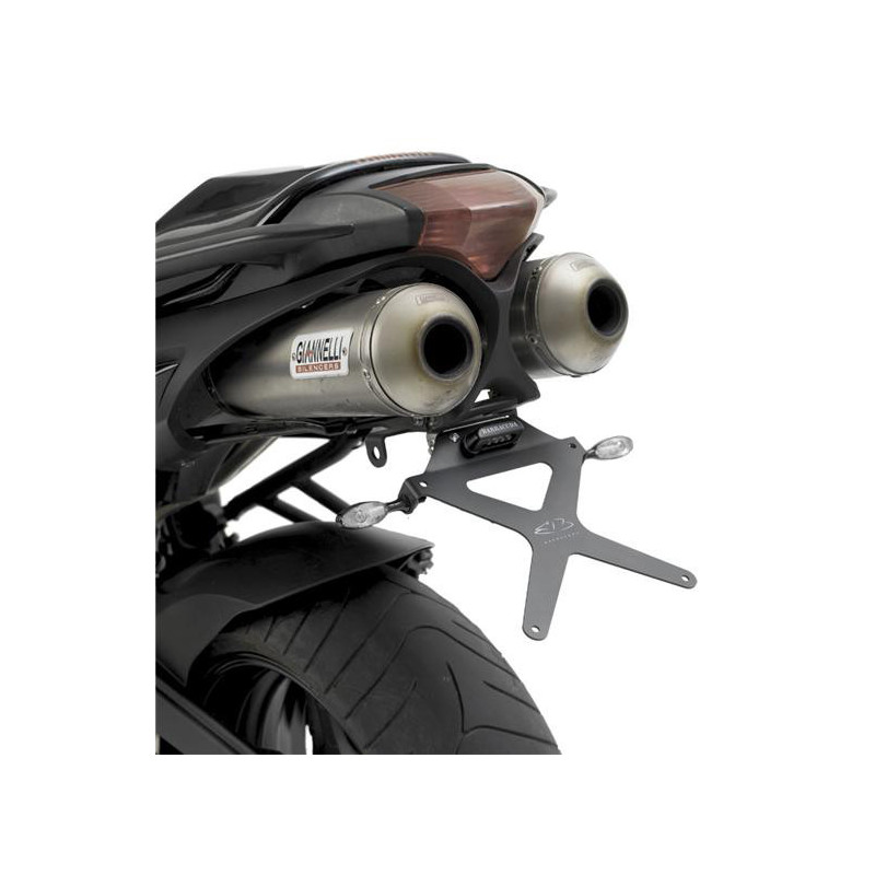 Portatarga per moto reclinabile Barracuda per Yamaha FZ6, FZ6/S2