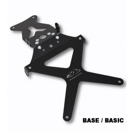 Barracuda adjustable license plate brackets for Yamaha FZ6, FZ6/S2