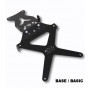 Support de plaque inclinable Barracuda pour Yamaha FZ6, FZ6/S2