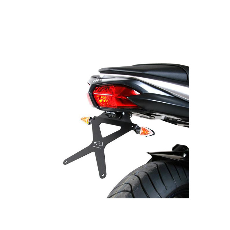Barracuda adjustable license plate brackets for Yamaha FZ8 | MotoGM