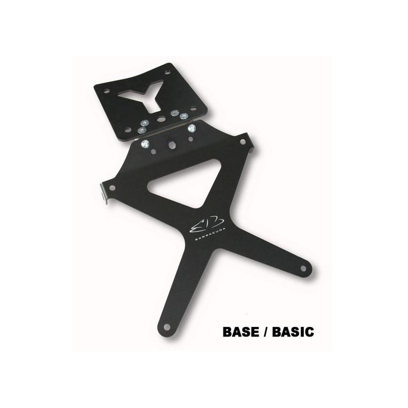 Barracuda adjustable license plate brackets for Yamaha FZ8