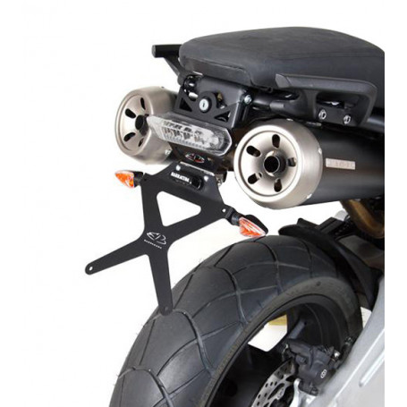 Kennzeichenhalter für Motorrad neigbar Barracuda für Yamaha MT-03