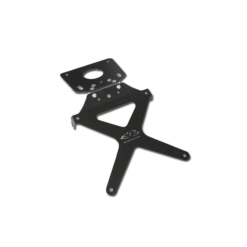 Portatarga universale per moto reclinabile Barracuda Portatarga universale per moto reclinabile Barracuda