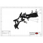Support de Plaque Réglable Evotech pour Honda Hornet 600 11-