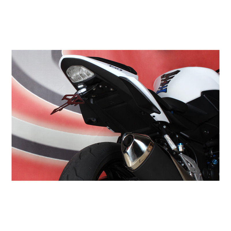 Kennzeichenhalter verstellbar schwarz Evotech für Suzuki GSR-750 | MotoGM