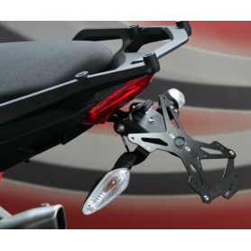 Support de Plaque Réglable Evotech Ducati Multistrada 1200 10-14, pas compatible avec sacs de voyage