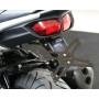 Portatarga regolabile nero Evotech per Yamaha FZ1/Fazer 1000 06-, FZ8