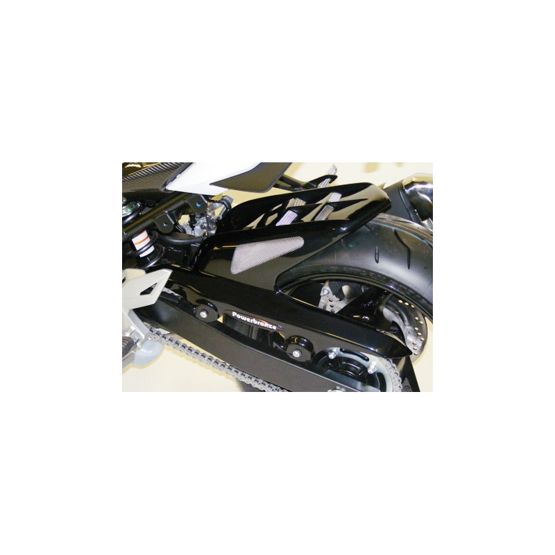 Guardabarros trasero Powerbronze in ABS negro para Suzuki GSR 750