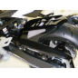 Guardabarros trasero Powerbronze in ABS negro para Suzuki GSR 750