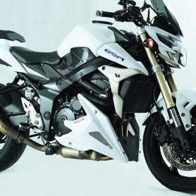 Motorschutzpuffer Powerbronze in ABS schwarz für Suzuki GSR 750 | MotoGM