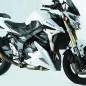 Motorschutzpuffer Powerbronze in ABS schwarz für Suzuki GSR 750