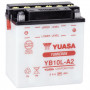 Batteria Yuasa YB10L-A2 11 A, positivo DX