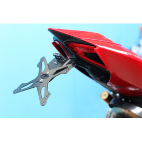 Portamatrículas regulable negro Evotech para Ducati 1199 Panigale | MotoGM