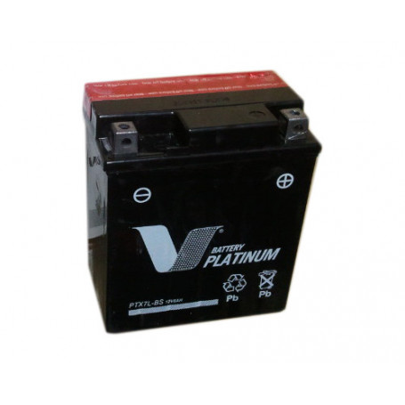 Batterie Vicma YTX7L-BS 6A, positif Droite